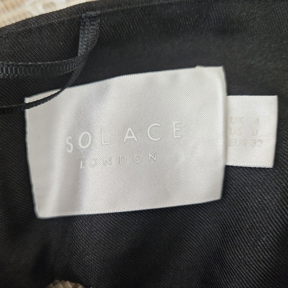 Solace London Black Strapless Top - Picture 3 of 4